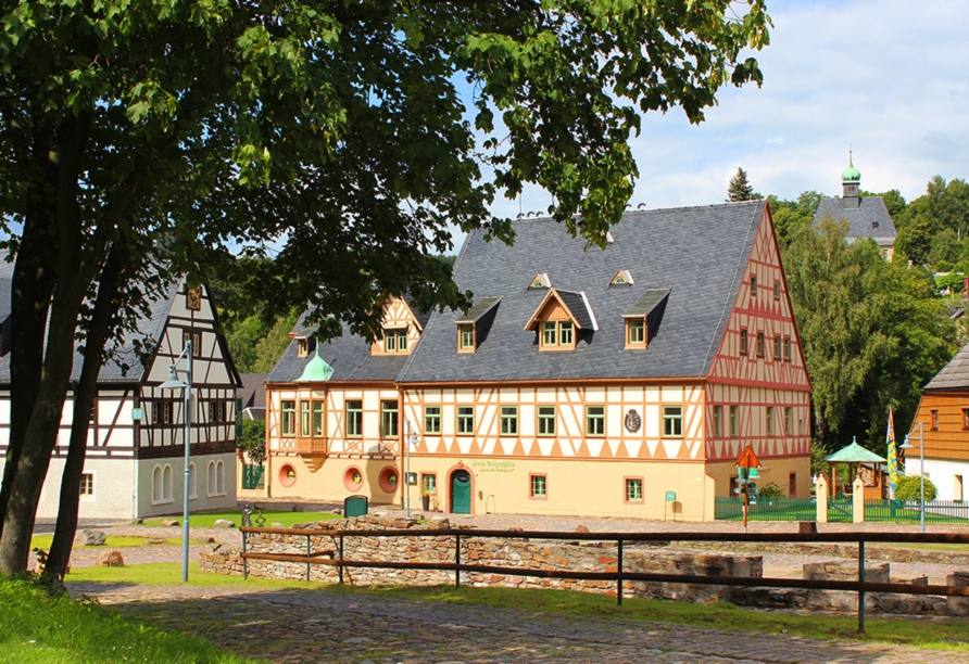 Hotel Saigerhütte in Olbernhau, Erzgebirge (saol)