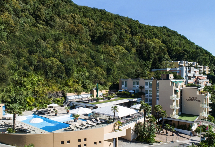 Hotel Campione in Bissone, Schweiz - Luganersee (cabi)